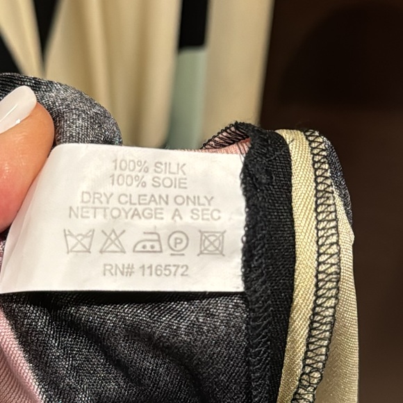 Issa London Silk Jersey V neck Dress Multi Print US 2 UK 6 - Picture 15 of 16